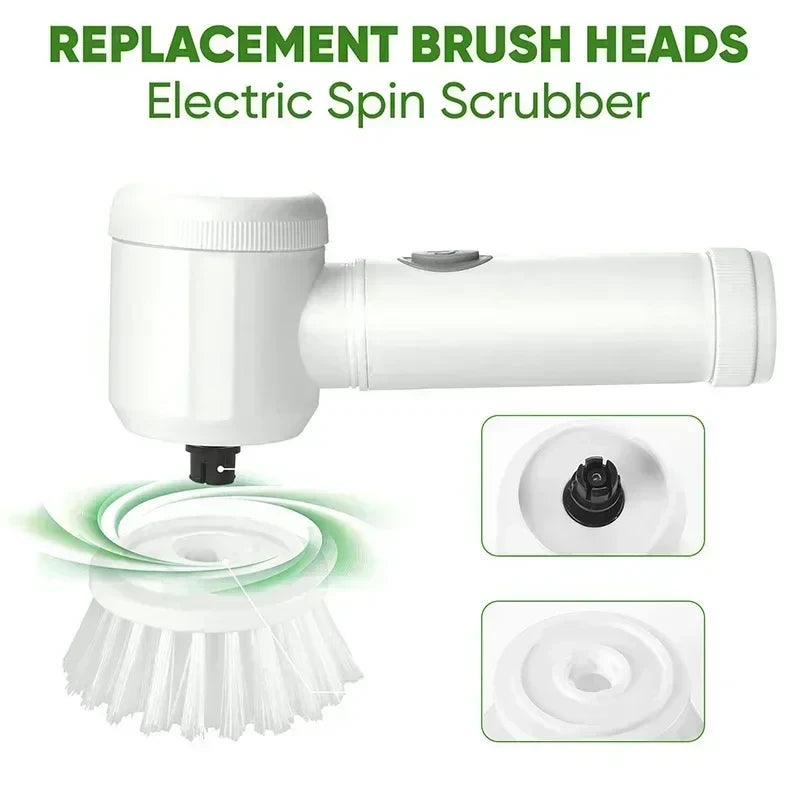 PowerSpin Electric Cleaning Brush – Hands-Free Bathroom Scrubber