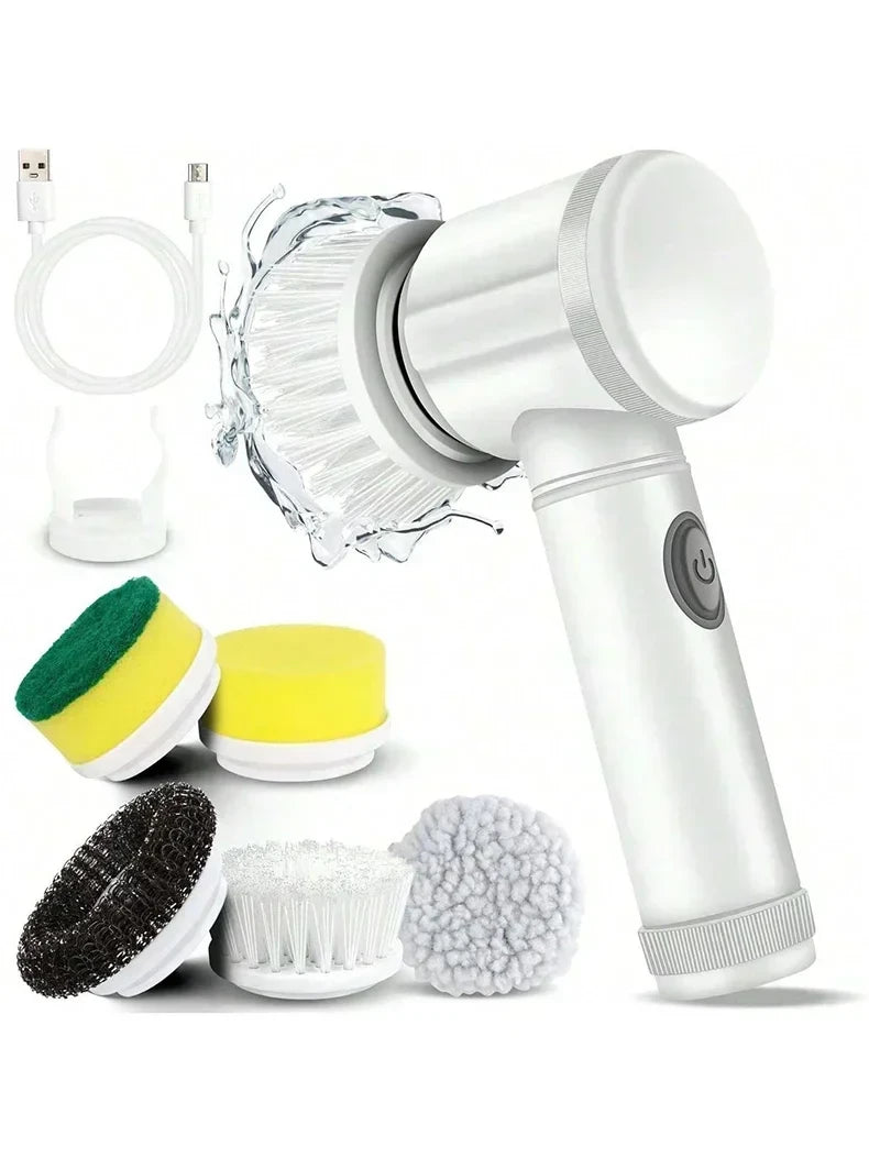 PowerSpin Electric Cleaning Brush – Hands-Free Bathroom Scrubber