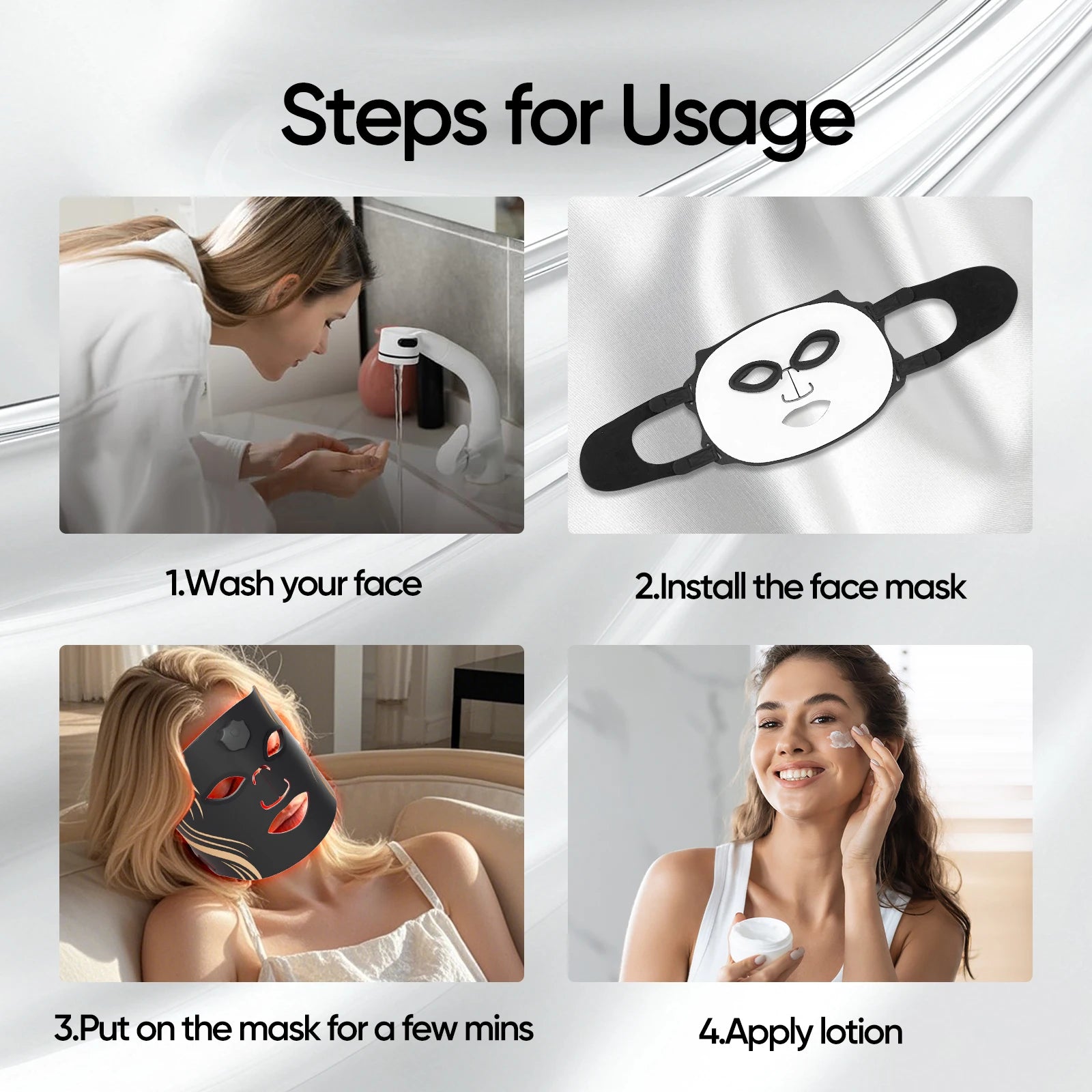 GlowGuard Pro Light Therapy Mask